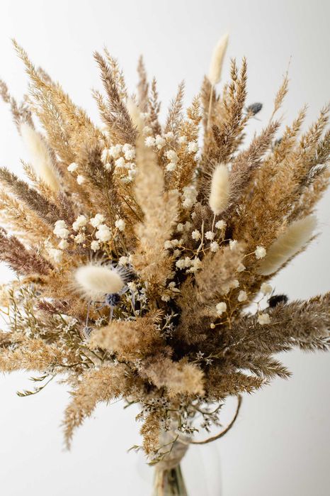 Suchy bukiet w stylu boho
