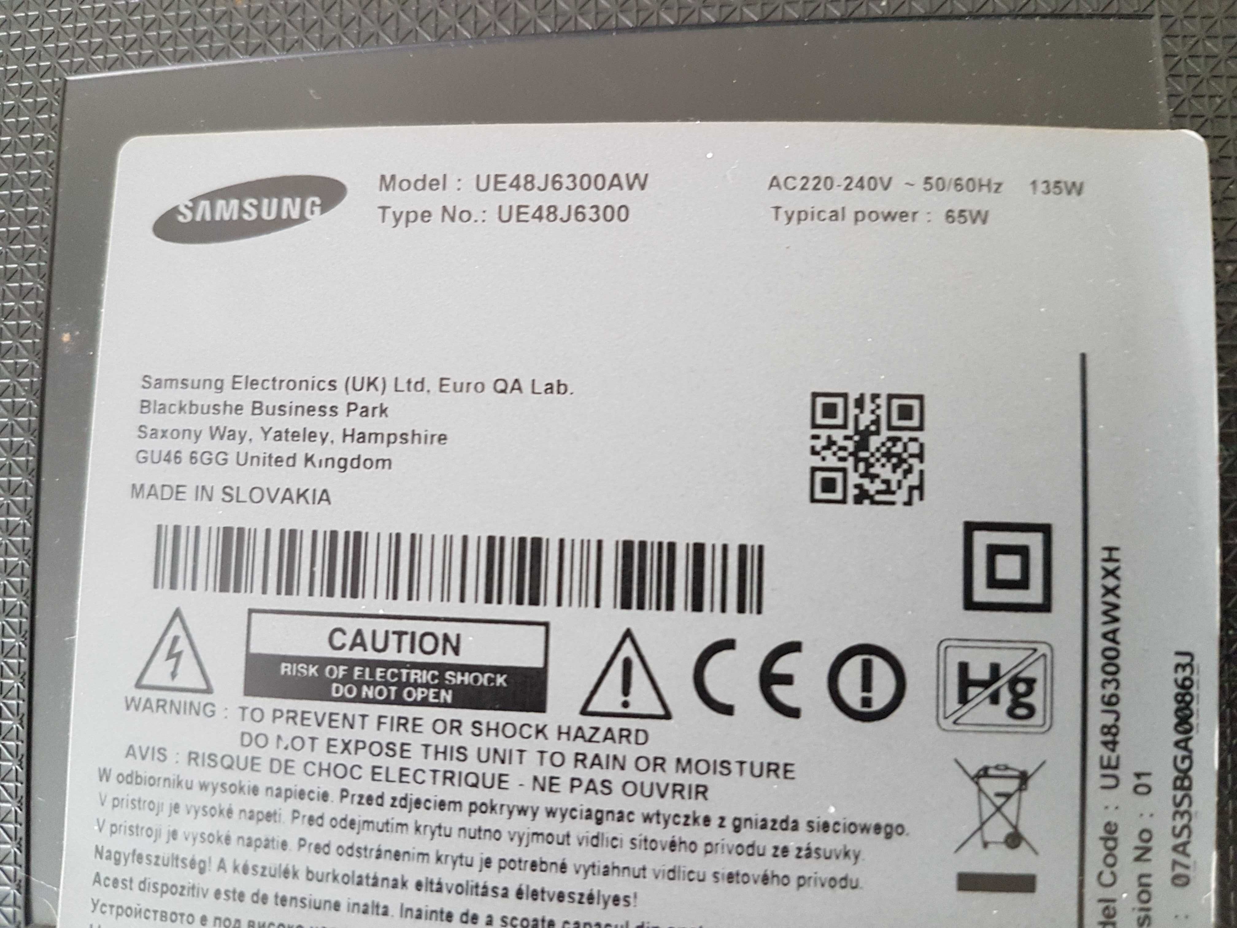 Części do telewizora Samsung UE48J6300AW