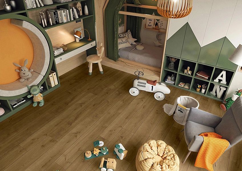 Panele podłogowe laminowane SWISS KRONO Dąb Flavo D2049 AC5/8mm