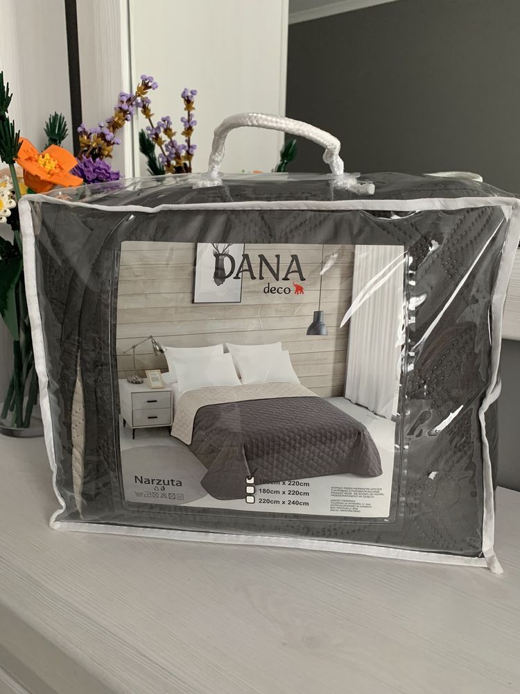 Покривало графіт 160х220см Dana Deco Narzuta