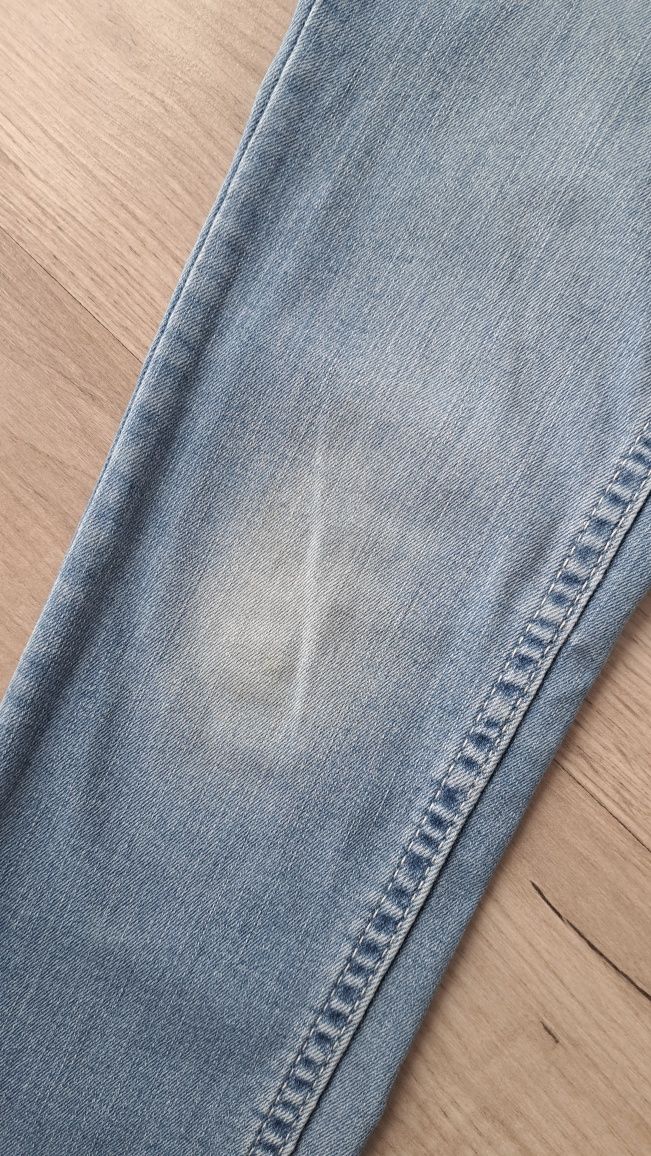 Dziewczęce jeansy jegginsy, rozmiar 128, H&M