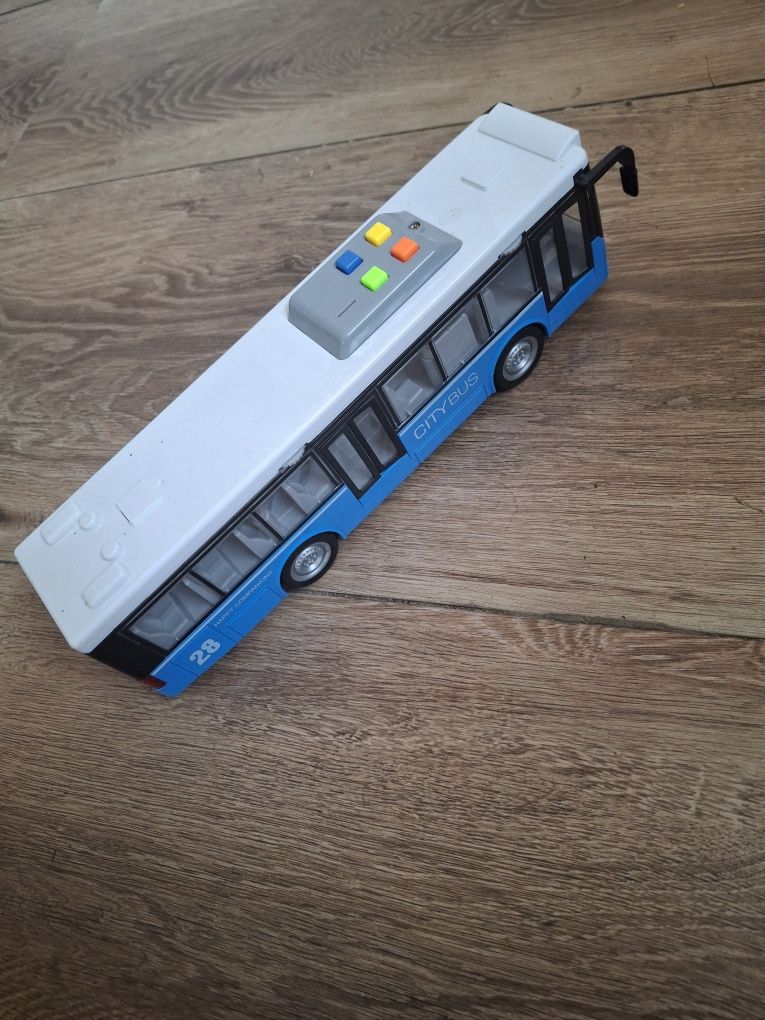 Autobus grający zabawkowy