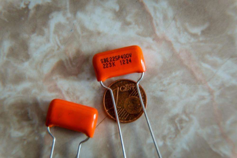 componente electronico 2x Orange drop cap .022uF para guitarras