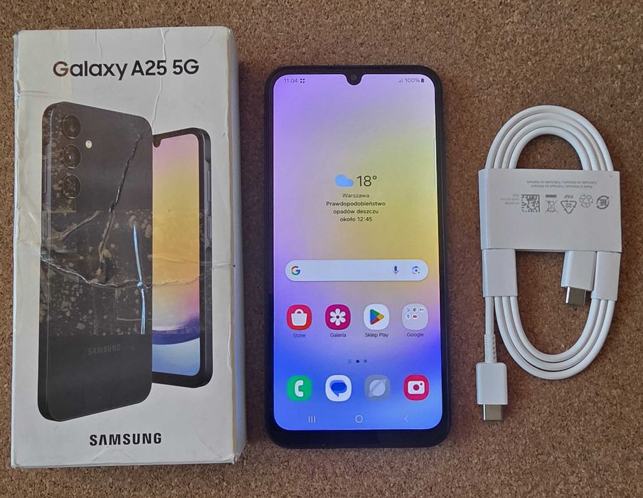 Samsung Galaxy A25 5G SM-A256 B/DSN 6GB/128GB Czarny NowyBezBlokadGwar
