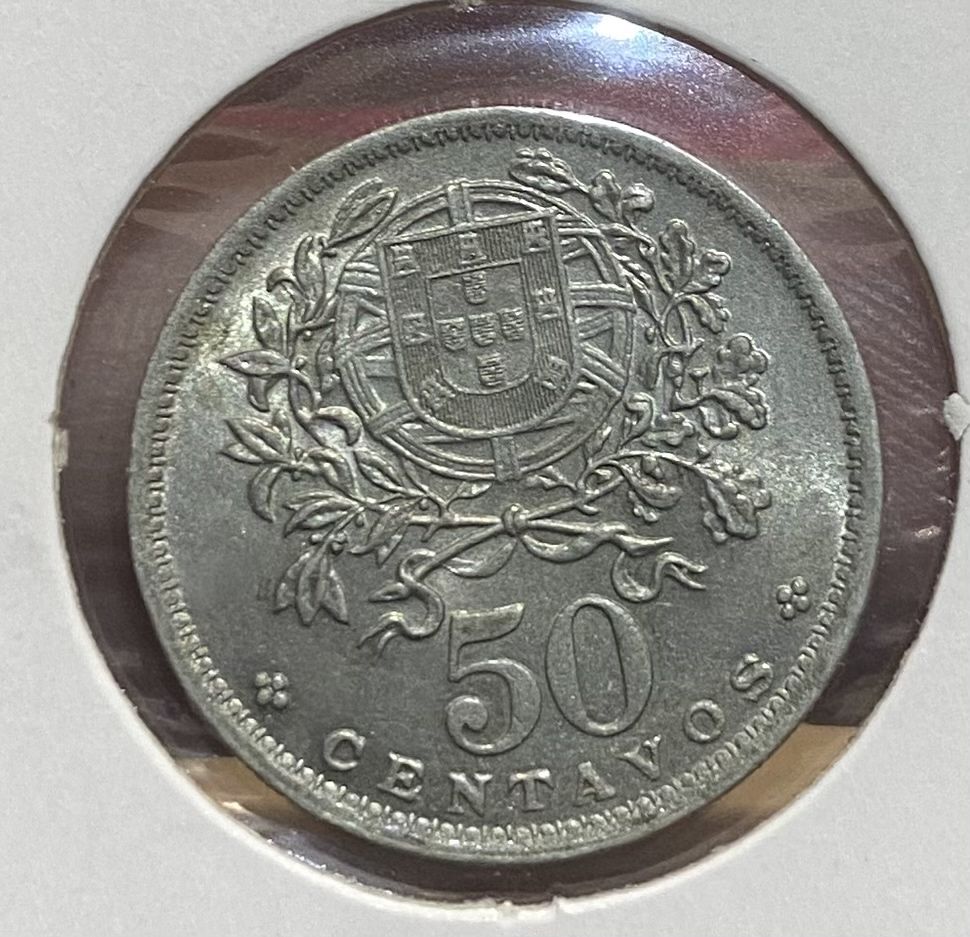 Moeda 50 centavos 1953