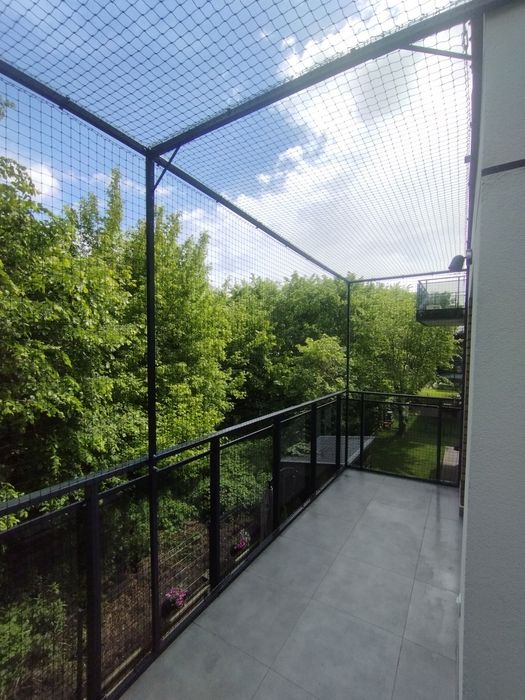 Montaż siatki na balkon dla kota/przeciw ptakom. W MAX 5 DNI ROBOCZYCH