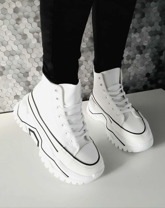 ADIDASY sneakersy SEASTAR ZA kostkę WHITE 39 - 25 cm