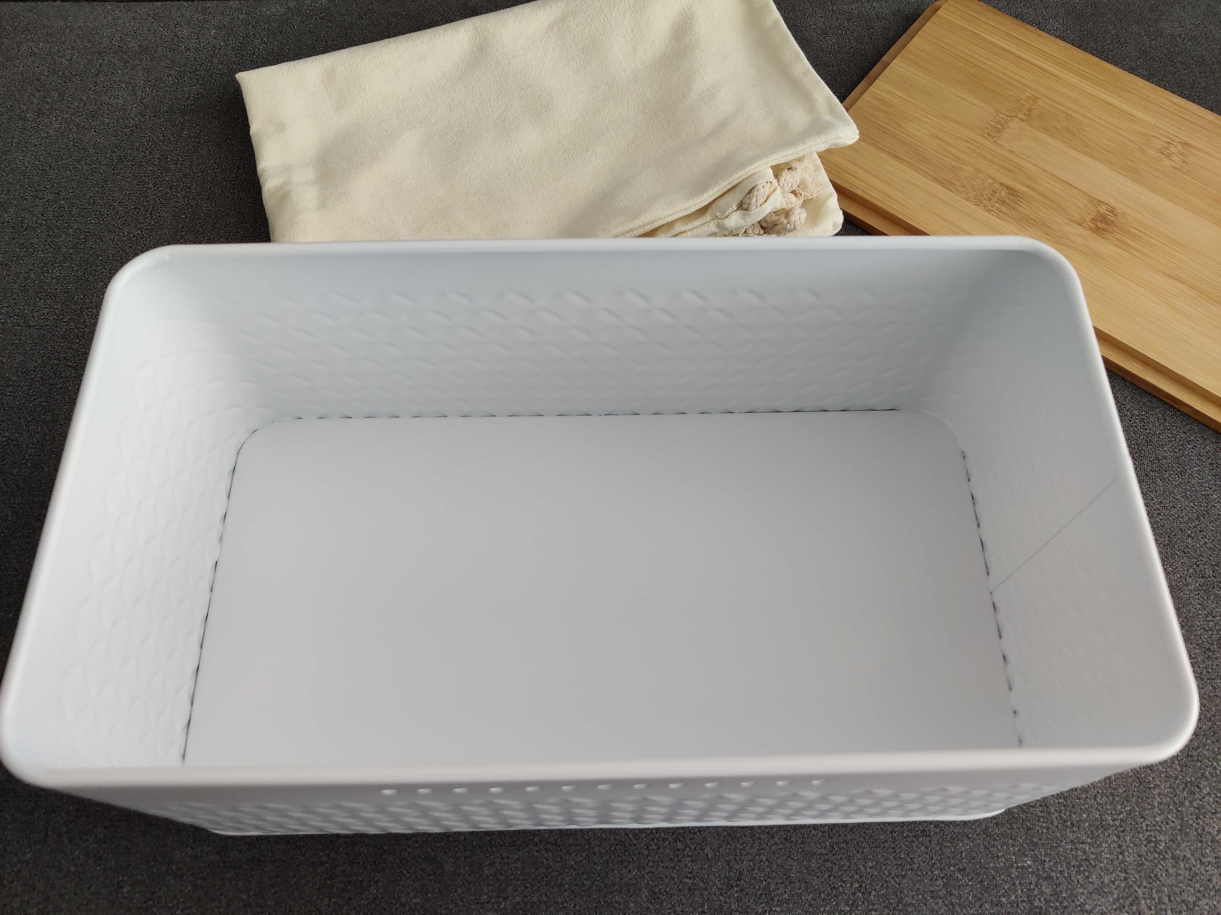 Chlebak z bambusową pokrywką 33x19x13