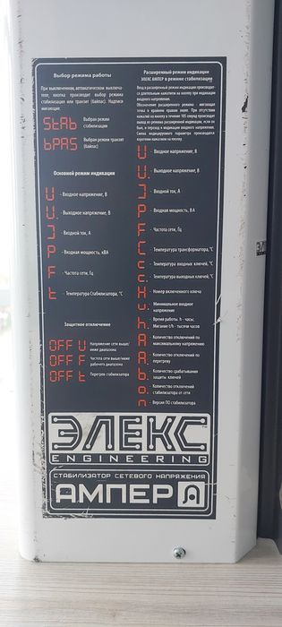 Стабілізатор напруги Елекс Ампер У 12-1/25 v2.0