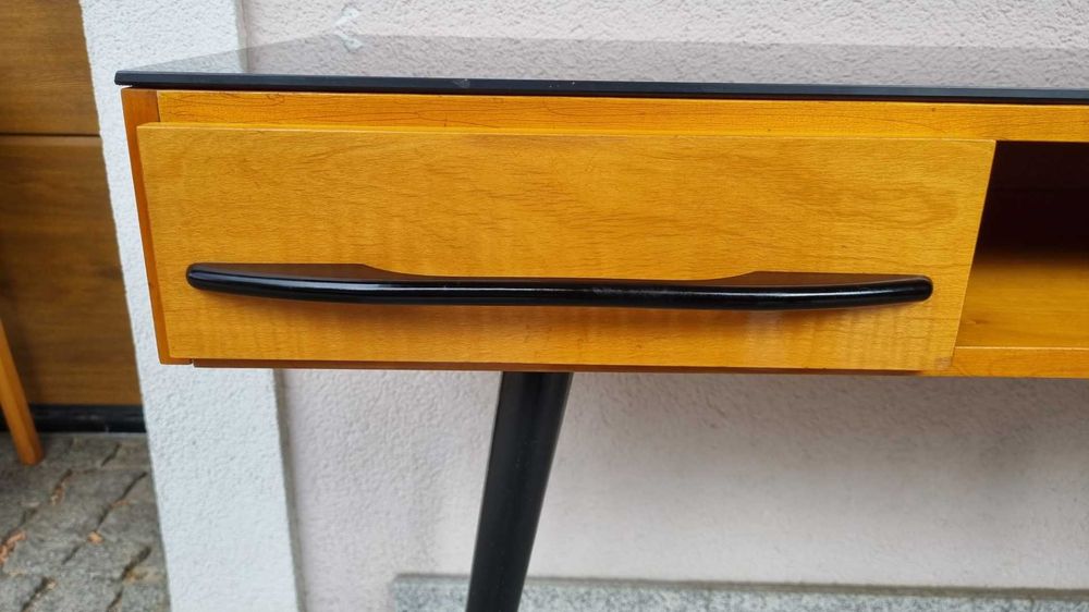 Biurko Konsola Toaletka Mojmir Pozar Design PRL lata 60 Czechosłowacja