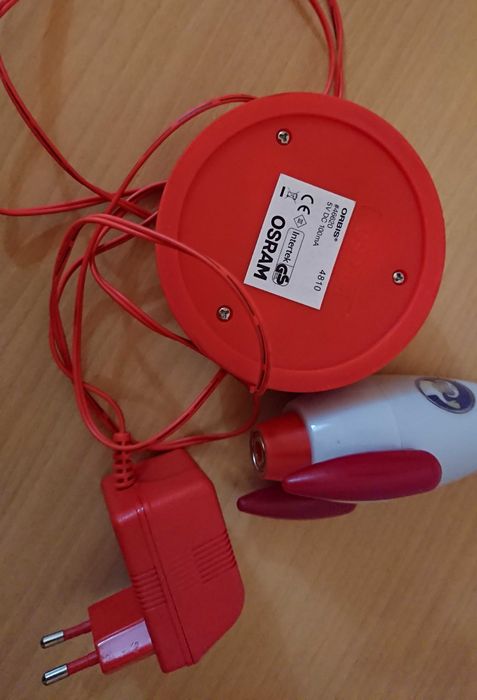Luz de presença / luz noturna foguetão azul e vermelho para crianças