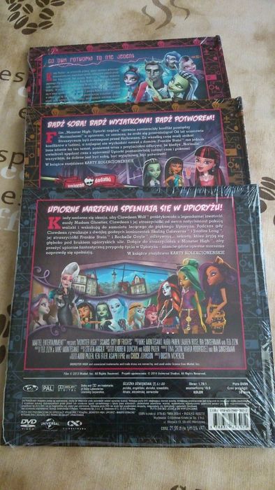 Monster High DVD - Upiorki rządzą. Nowe - folia. Najtaniej.