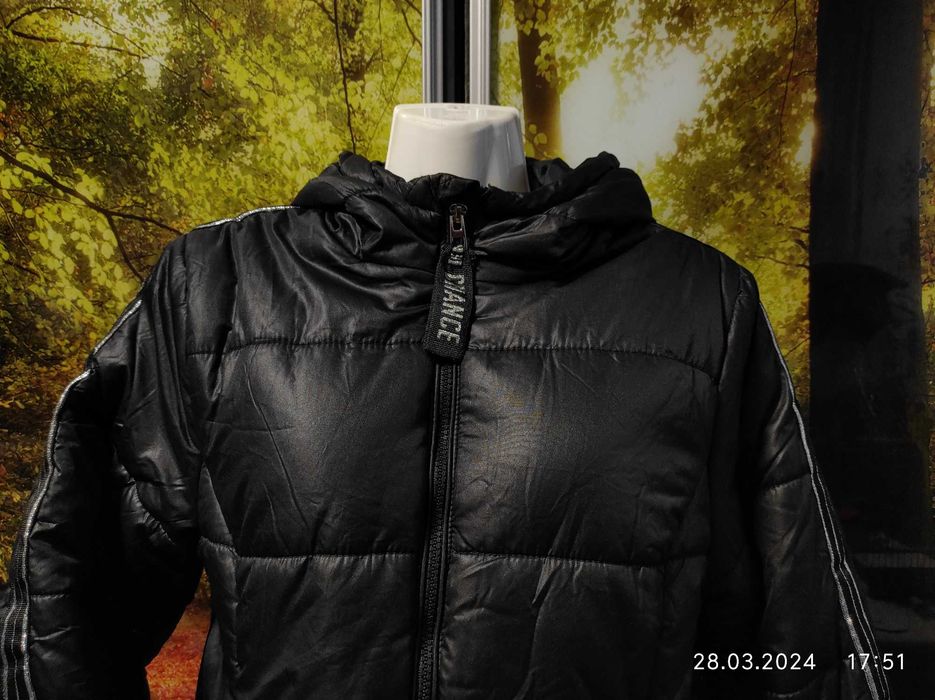 Чорна,демісезонна,спортивна куртка 44-46 р