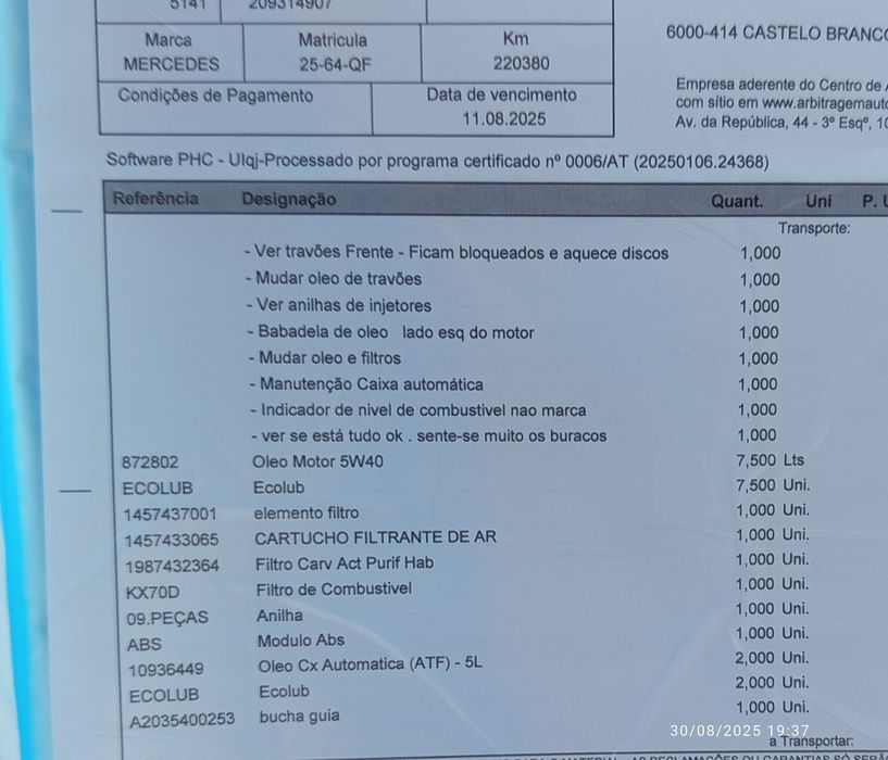 Mercedes ML270 - IUC 72euros