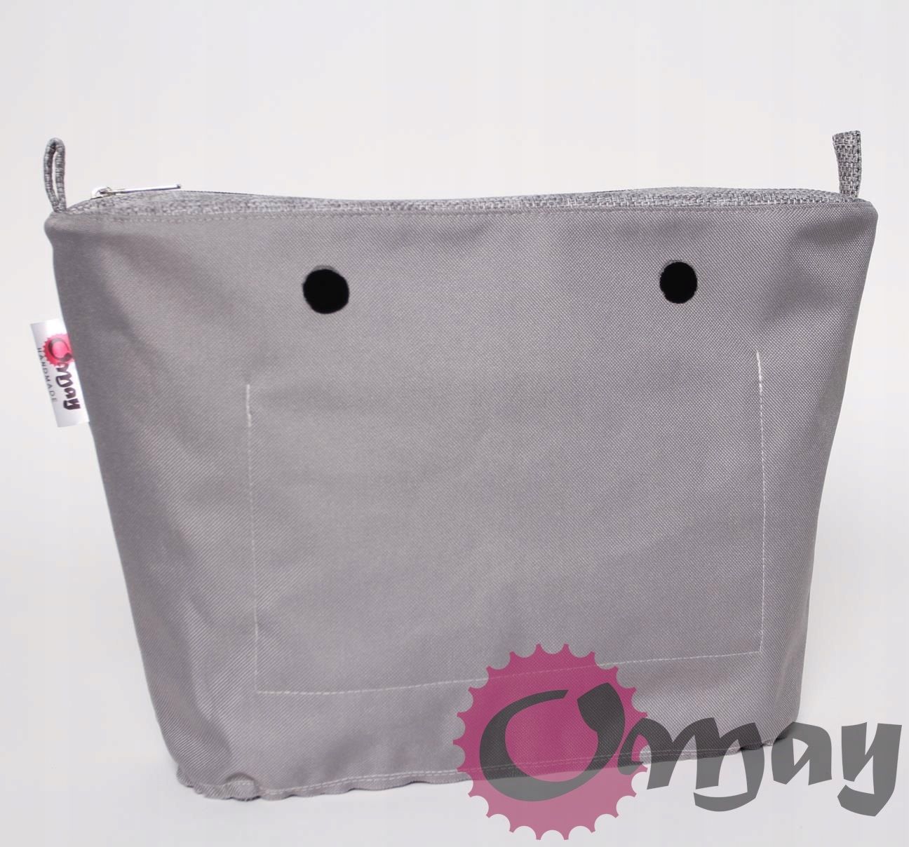 organizer OBAG STANDARD + OPASKA efektowna szara struktura OMAY