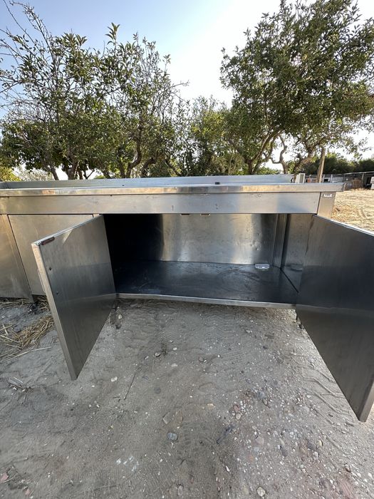 Bancada de inox grande
