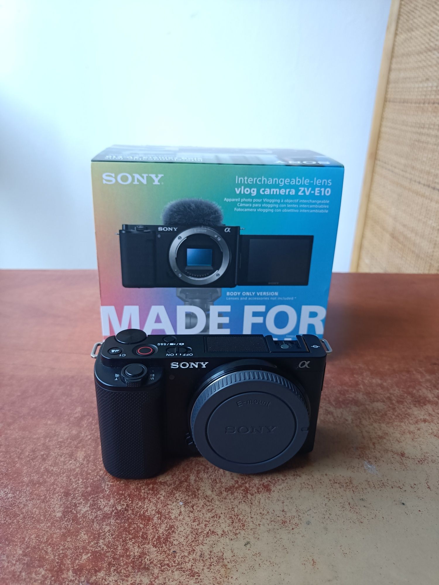 Sony ZV-E10 (corpo) em excelente estado