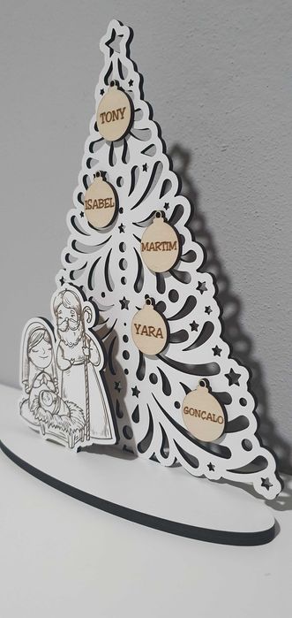 Natal, Árvore de Natal personalizada com nomes