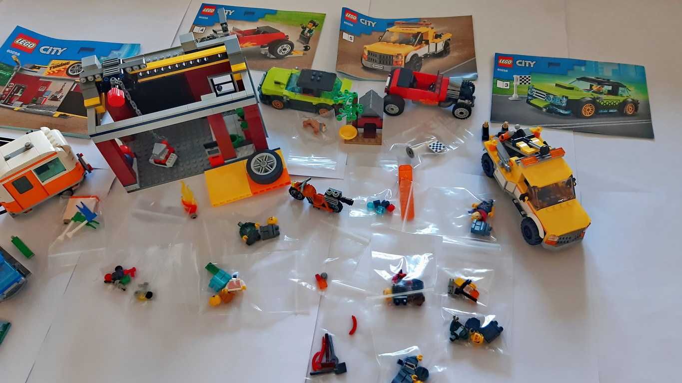 Lego City 60258 Tuning Workshop em peças novas montado