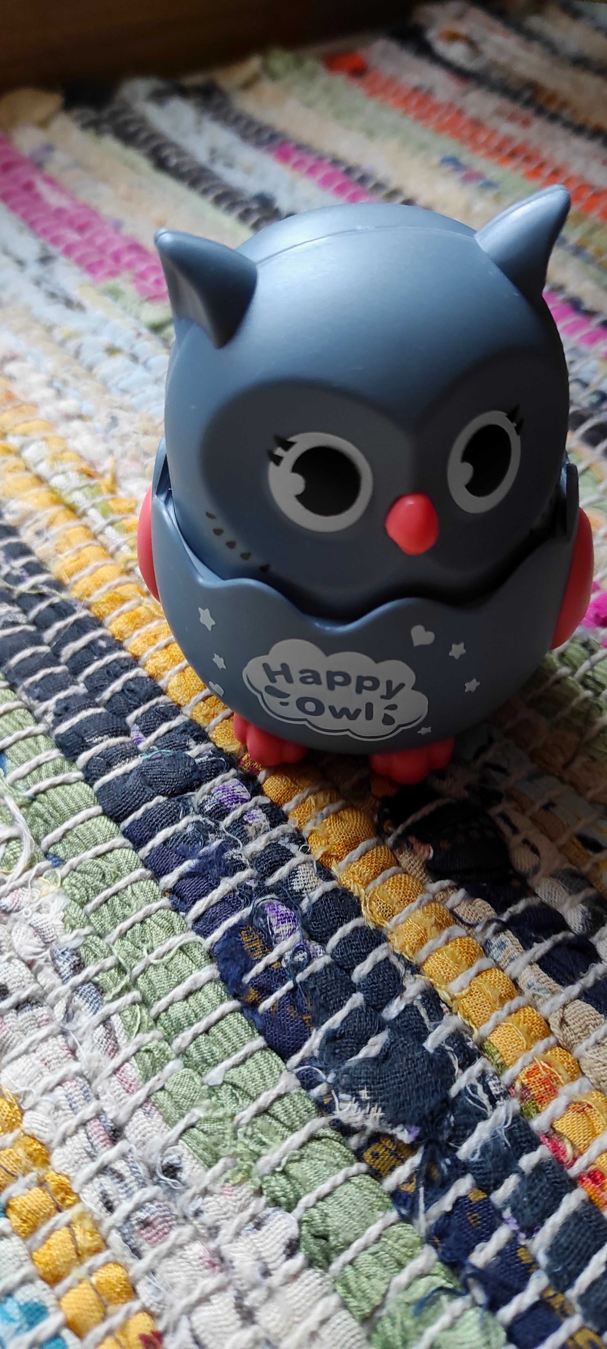 Sowa zabawka interaktywna na kółkach prezent święta dla dzieci