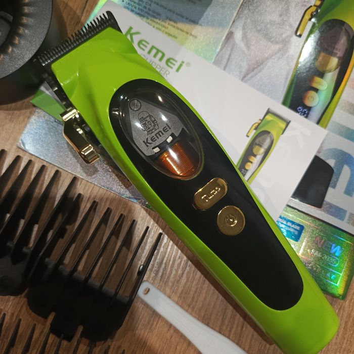 Profesjonalna maszynka do strzyżenia włosów KEMEI dla mężczyzn,