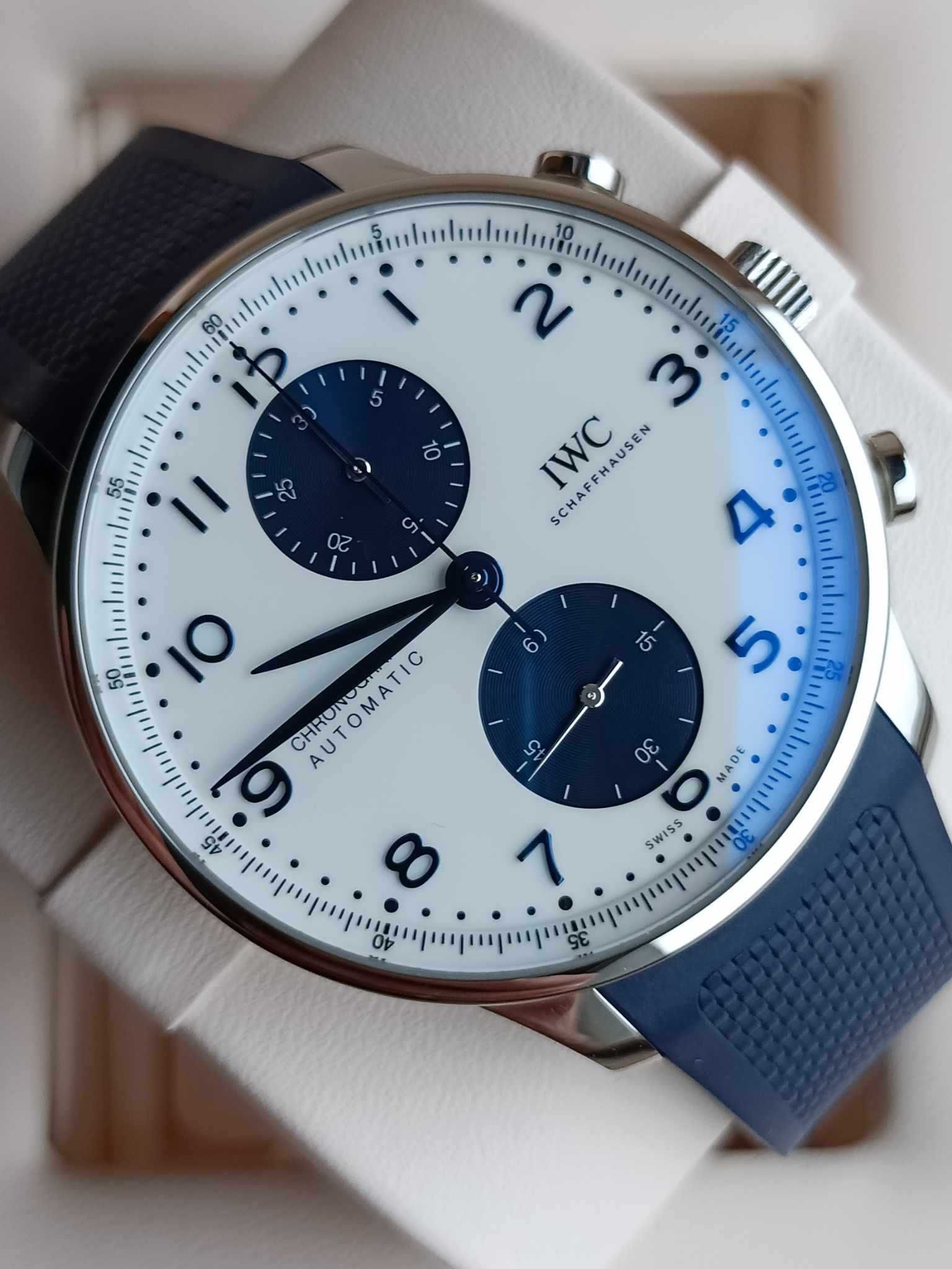 IWC Portugieser Chronograph 2023 roku / 8 lat gwarancji