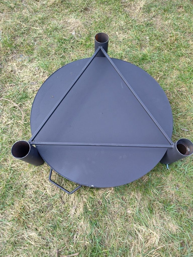 Grill Żuraw 70cm + korbka patelnia