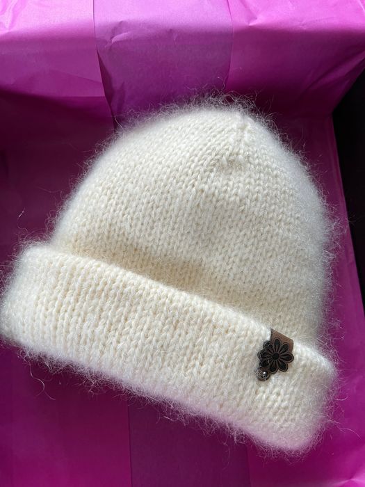 Czapka dwustronna/podwójna z moherem