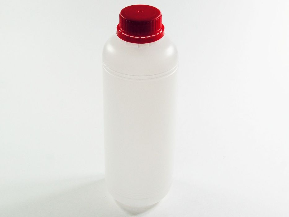 butelki 1 L plastikowe HDPE z zakrętką i plombą odporna na alkohol