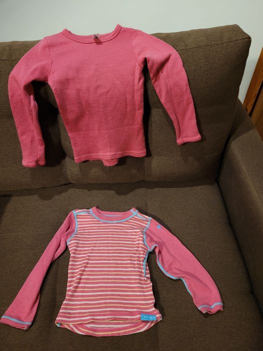 Bluzka zdługim rękawem merino wool 86 110 docieplająca warstwa