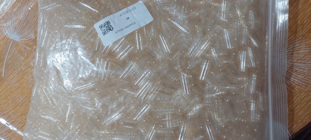 Капсули желатинові 1000 шт 0#