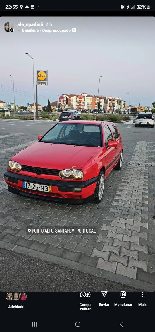 Vendo ou troco Golf mk3 1.9D