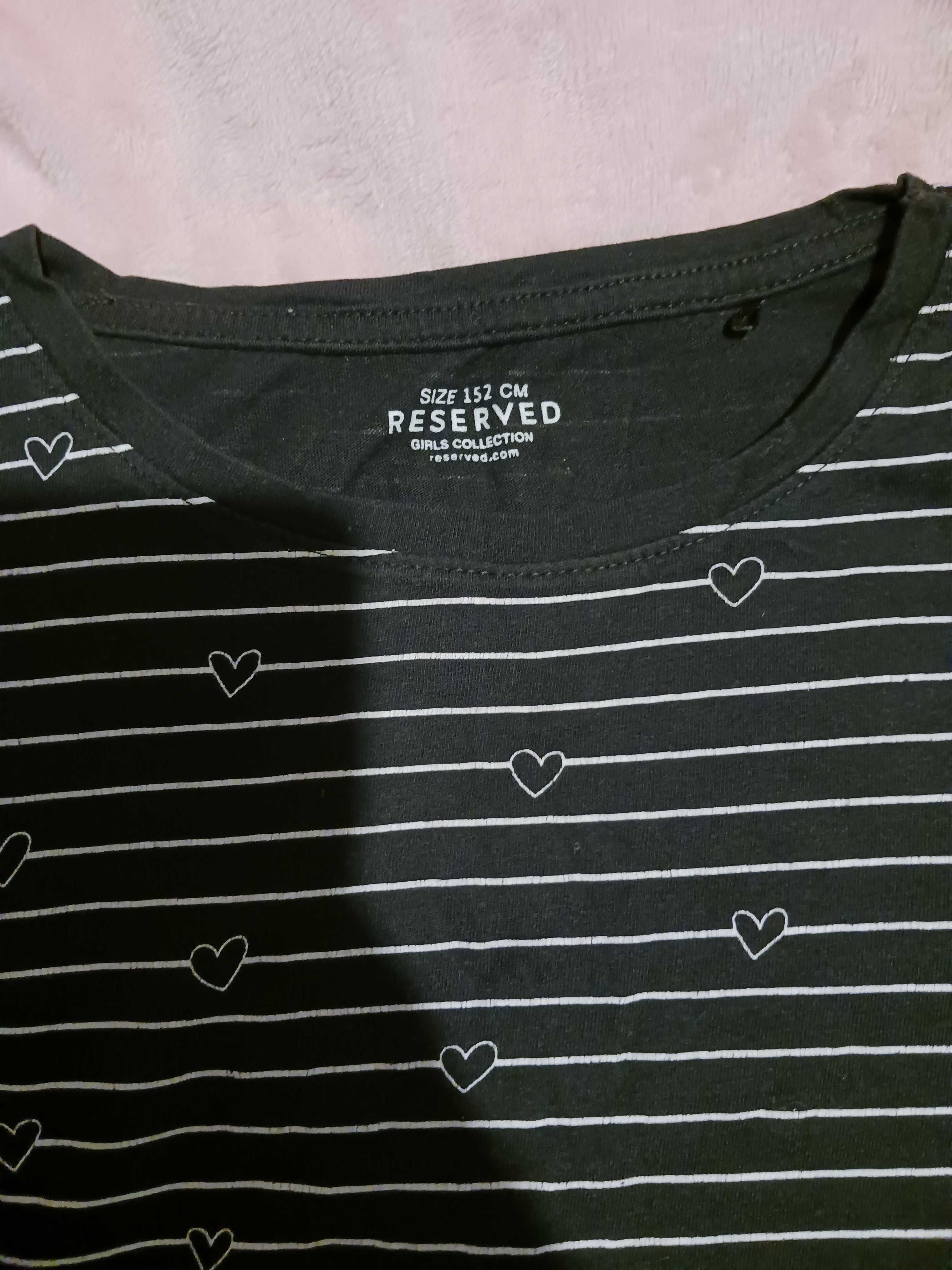 T-shirt dla dziewczynki marki Reserved rozmiaru 152, 12 lat.