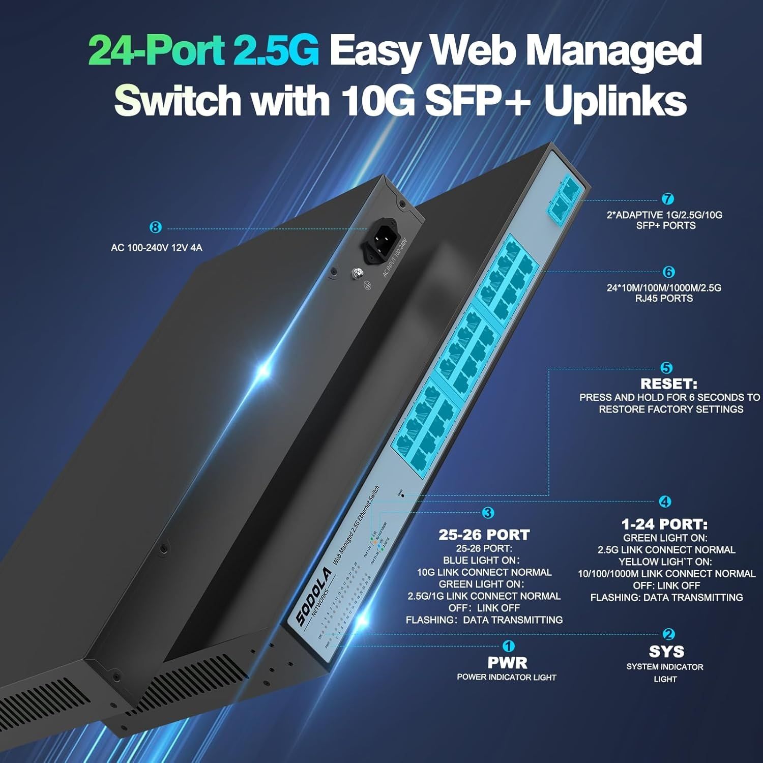 24 port 2.5 g switch