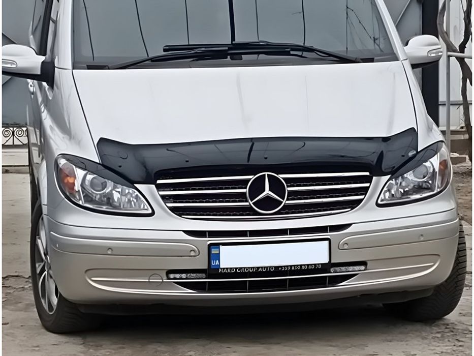 Mercedes Vito Viano W639 Дефлектор капота (мухобойка) EuroCap
