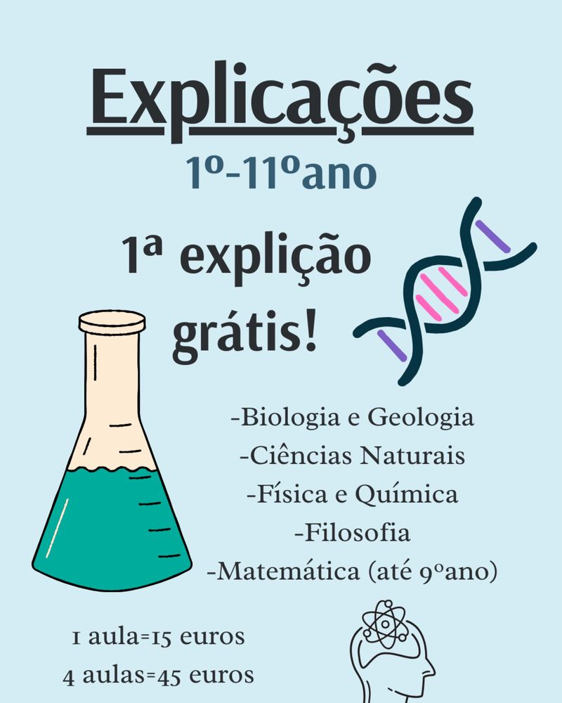 Explicações do 1o ao 11o ano