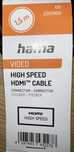 HAMA Kabel HDMI 1,5 M / Przewód - Czarny 1.5 M