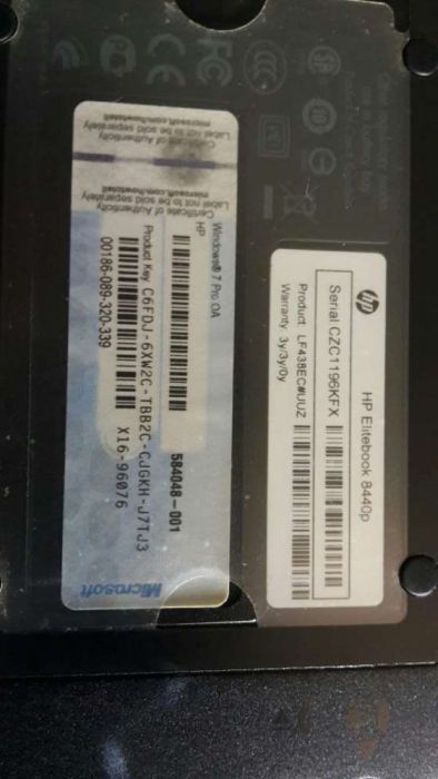 Portátil hp 8440p (para peças)