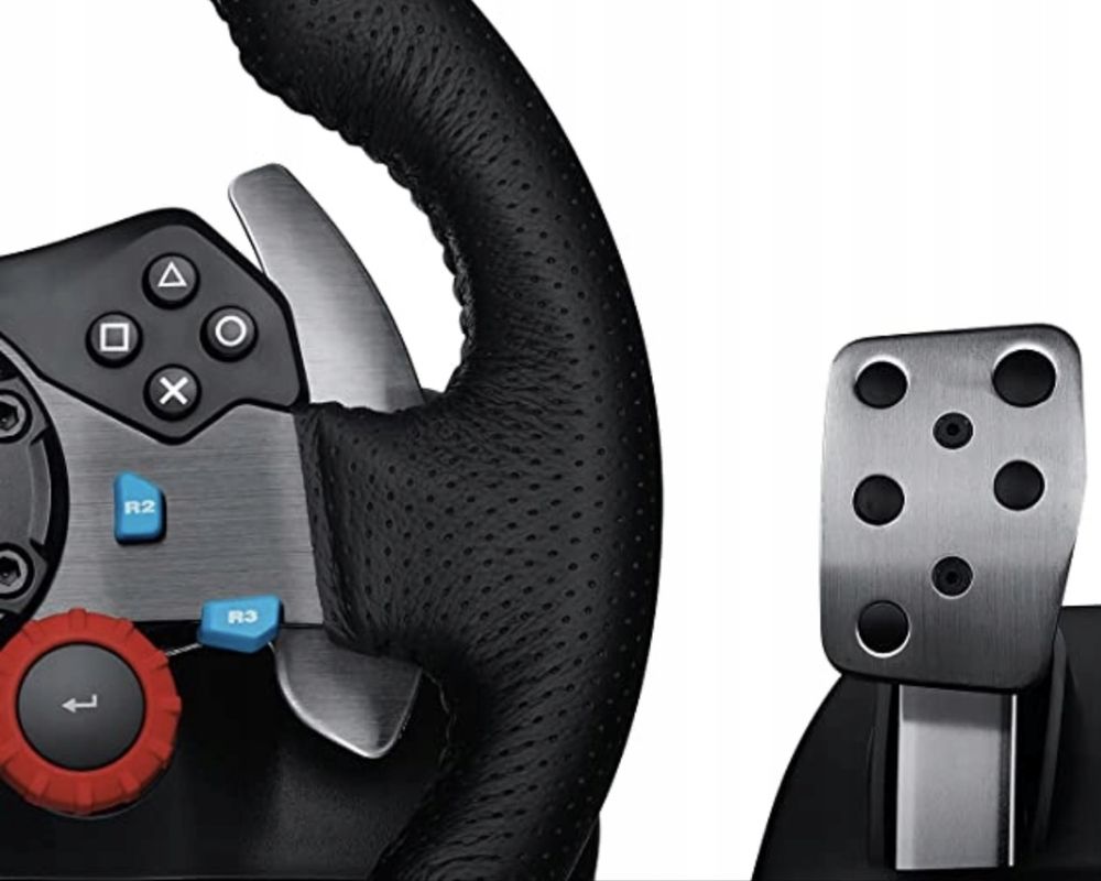 Kierownica Logitech G29 Driving Force + Pedały + SHIFTER Biegi PS4 PS5