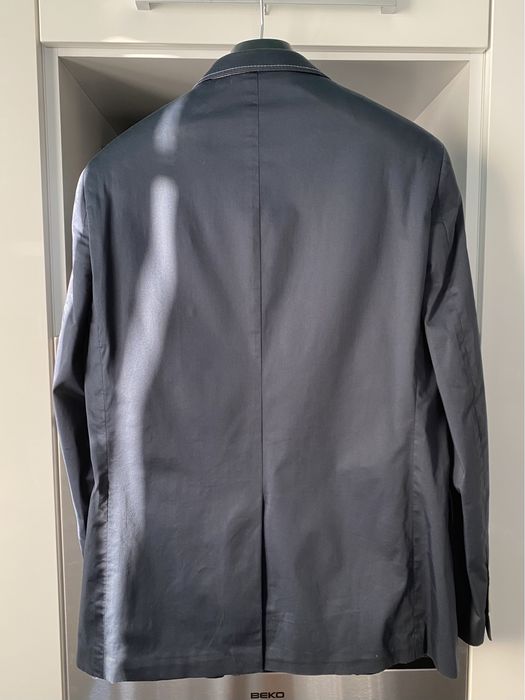 Garnitur letni PAWO bawełniany slim, marynarka 182/100, spodnie 182/88