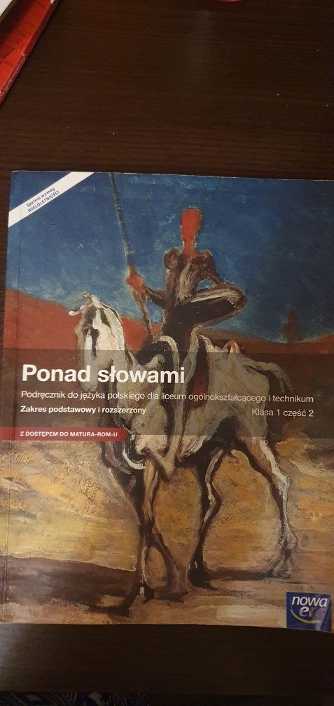 Podręcznik ponad słowami klasa 1 część 2 zakres podstawowo i rozszerzo