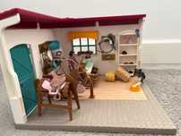 Schleich zestaw siodlarnia