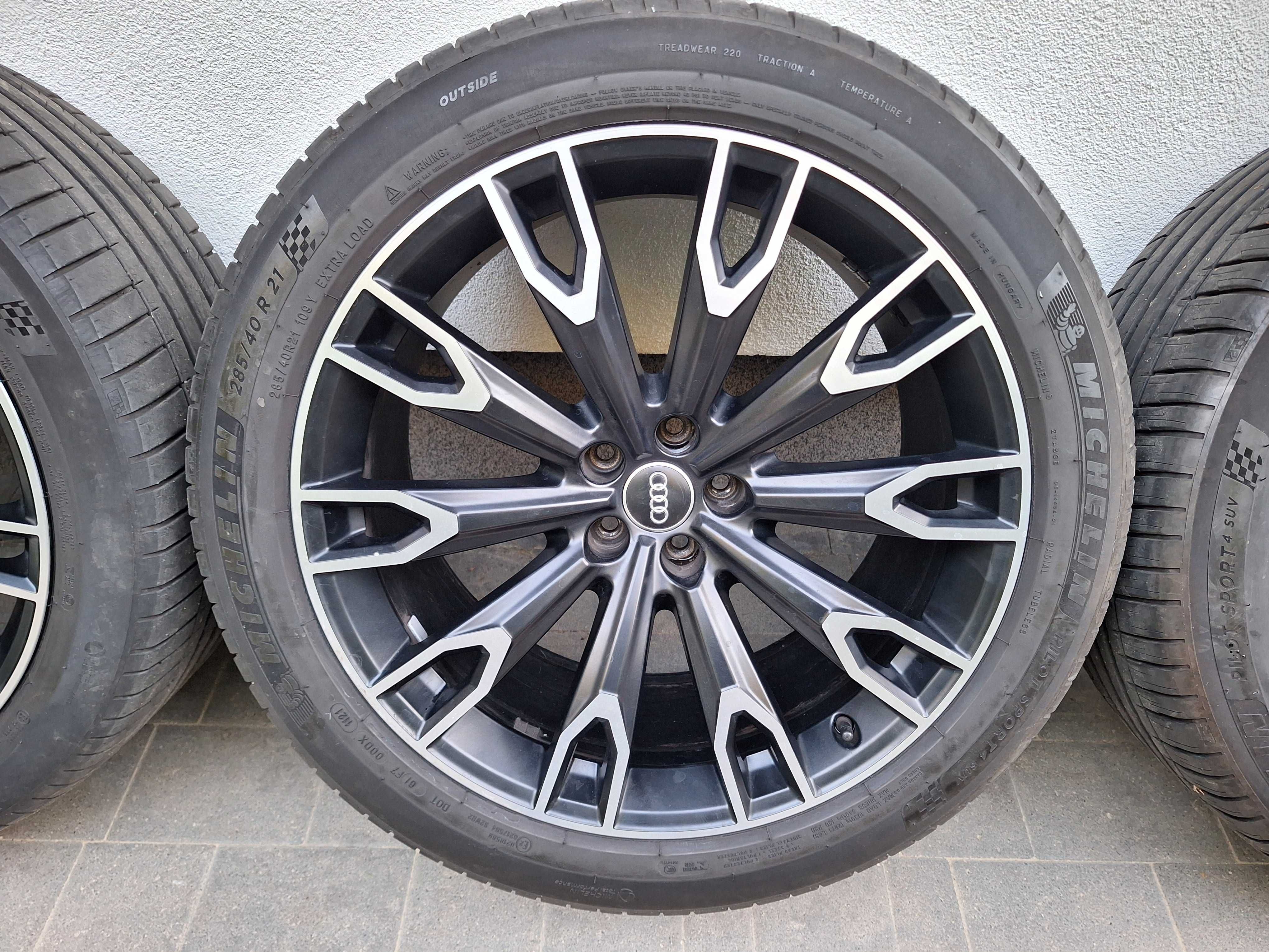 Koła felgi Opony Lato Audi Q7 SQ7 Q8 21' 285/40/21 michelin