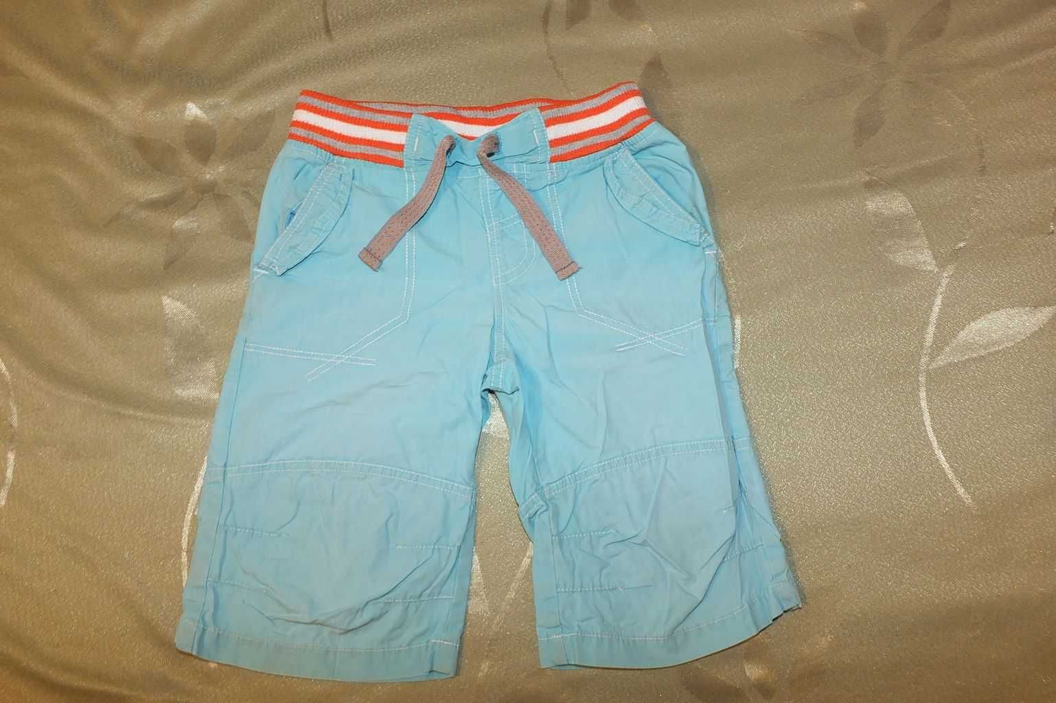 Spodenki spodnie krótkie szorty bermudy niebieskie turkus Coolclub 104