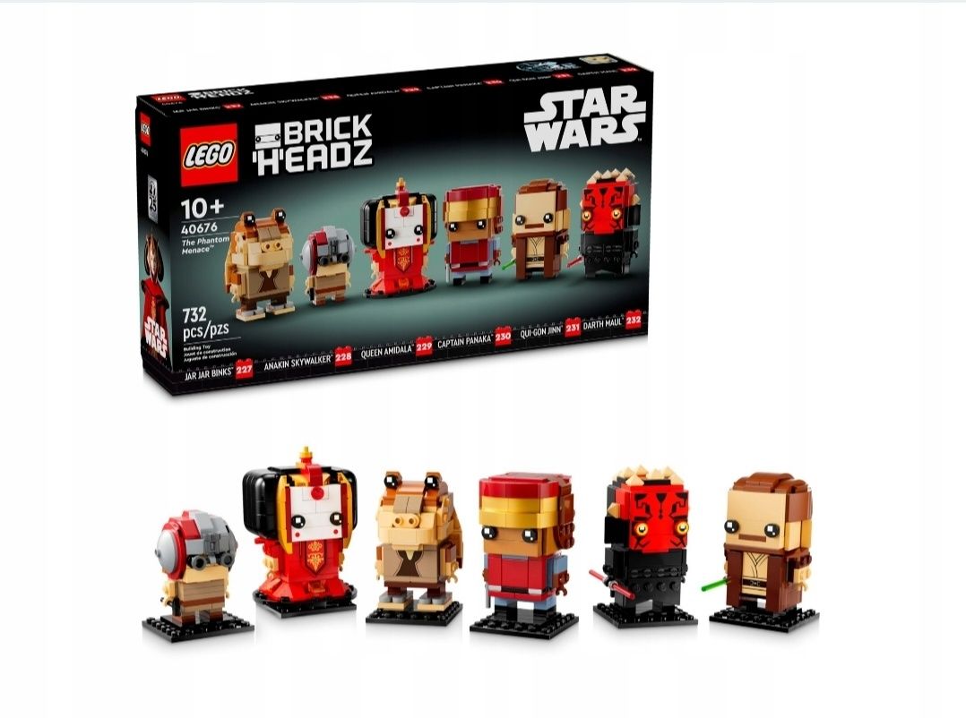 LEGO BrickHeadz 40676 Mroczne widmo nowe