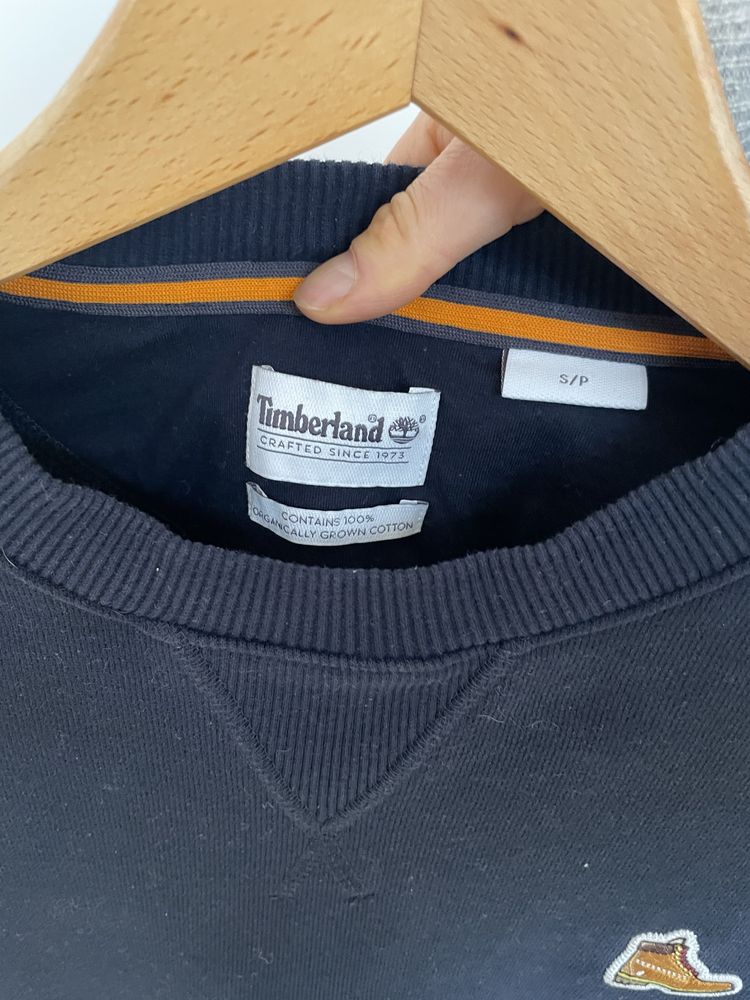 Bluza Timberland unikatowa męska boot but logo granatowa