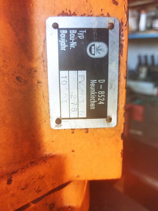 Koparka Weimar M 1000 - Skrzynia biegów