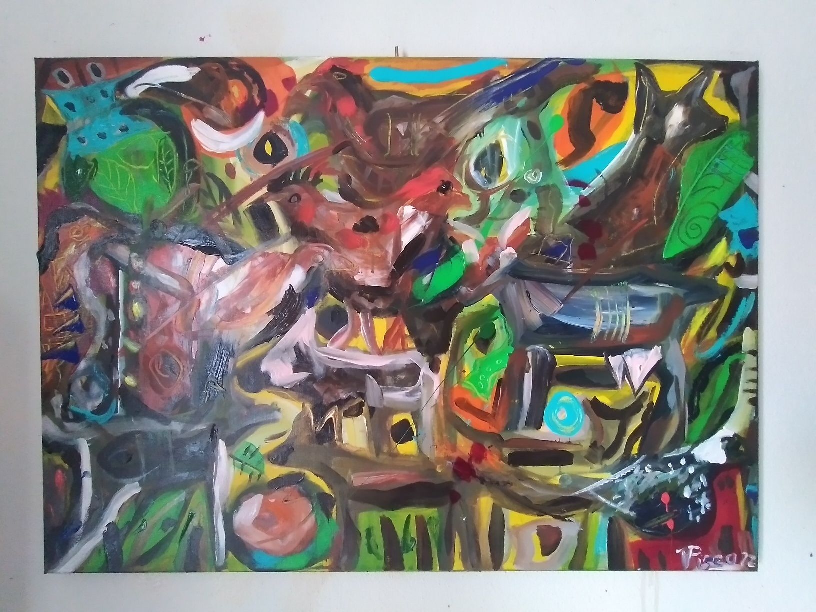 Promoção. Quadro em acrílico sobre tela, 50x70, 2022, obra exclusiva,