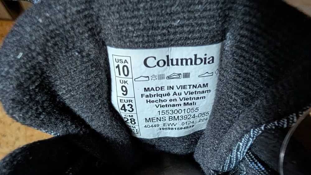 Непромокаючі шкіряні кросівки Columbia Woodburn II Waterproof