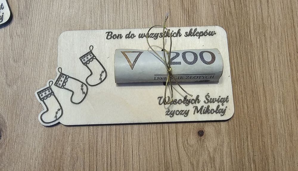 Świąteczny bon upominkowy